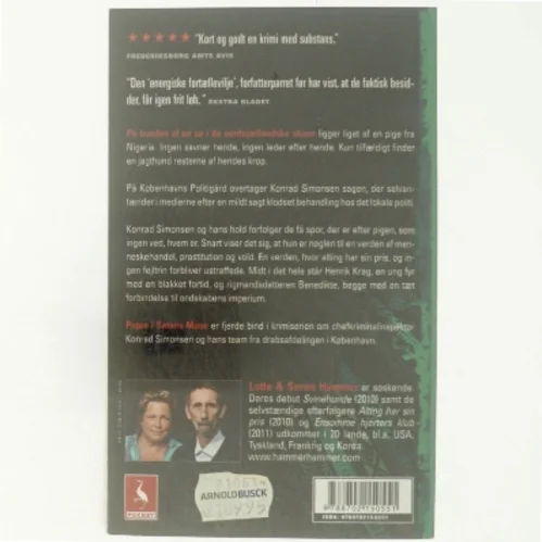 Pigen i Satans mose : kriminalroman af Lotte Hammer (Bog)