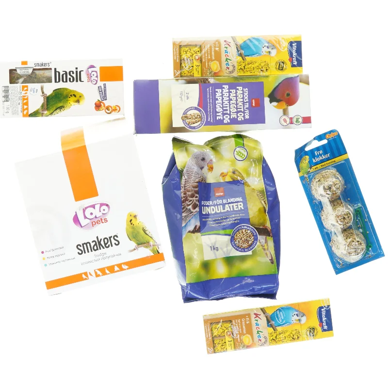 Foder til fugl (str. 20 x 18 cm)