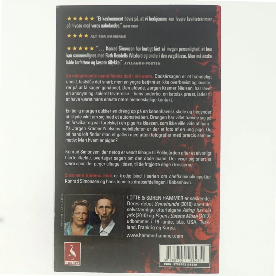 Ensomme hjerters klub : krimi af Lotte Hammer (Bog)