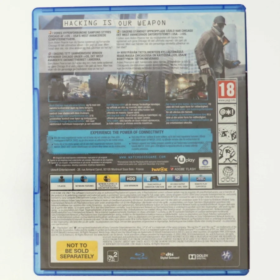 Watch Dogs til PS4 fra UBISPORT