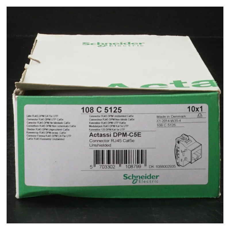 Schneider Electric Actassi DPM-C5E RJ45 UTP-stik fra Schneider Electric (str. Ukendt)
