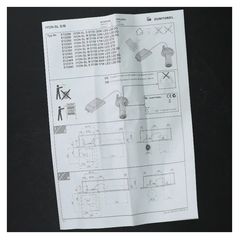 Indbygget LED-spot fra Zumtobel