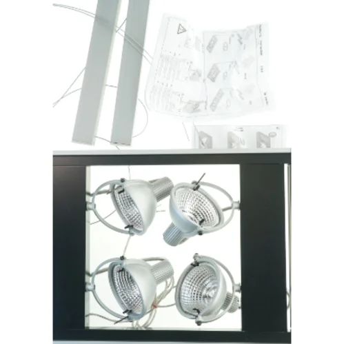 Indbygget loftspot fra Zumtobel (str. 56x40 cm)