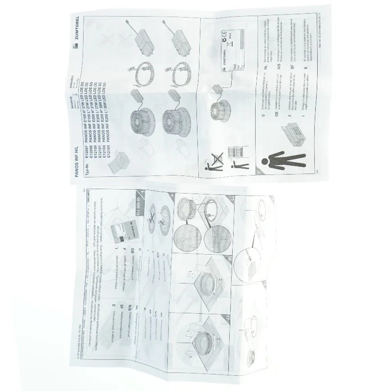 Loftventilator med lys fra Zumtobel (str. onesize )