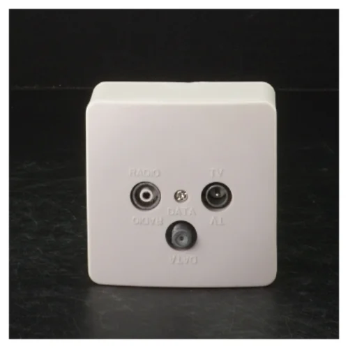 Antennestikdåse (str. 8,5 x 8,5 cm)