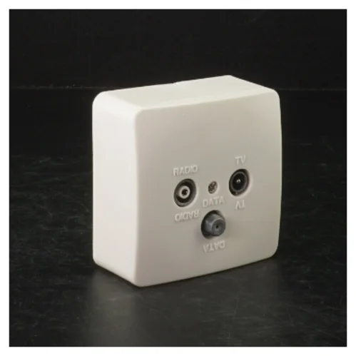 Antennestikdåse (str. 8,5 x 8,5 cm)