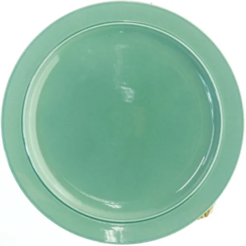 Grønne dække-tallerkener fra Royal Copenhagen (str. Ø 31 cm)