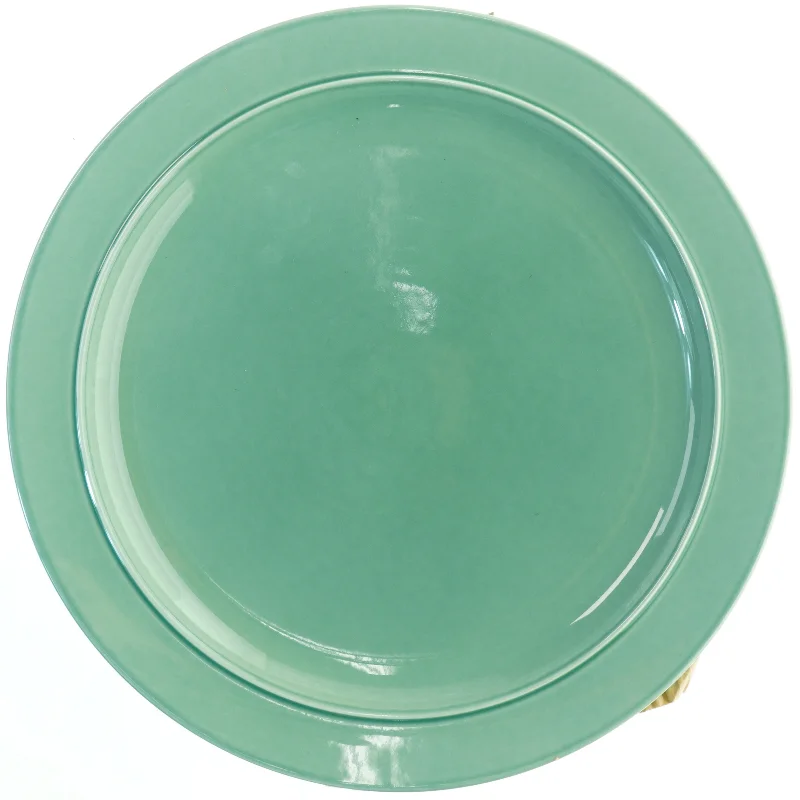 Grønne dække-tallerkener fra Royal Copenhagen (str. Ø 31 cm)