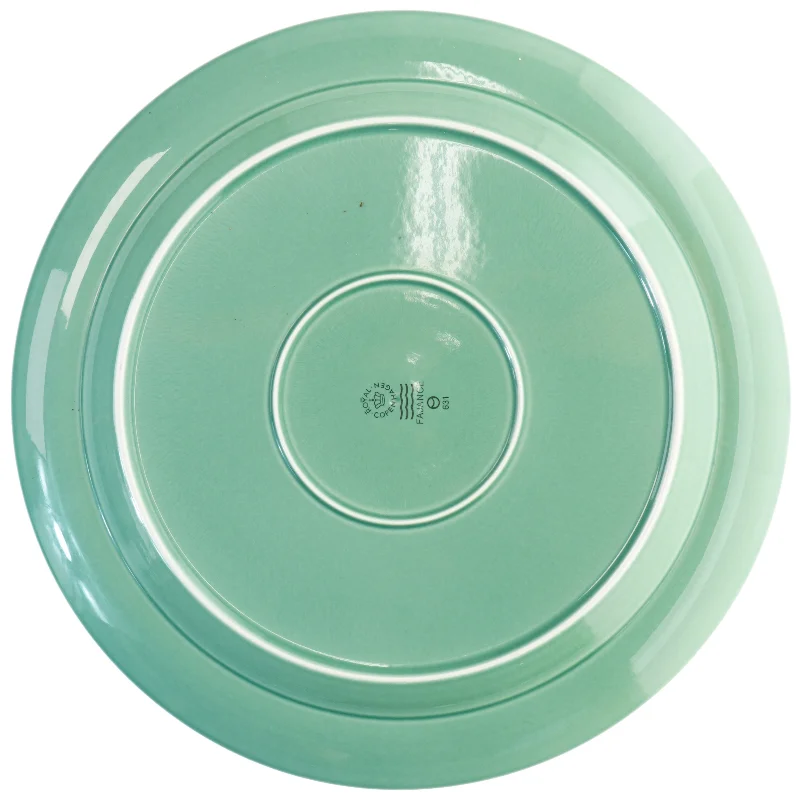 Grønne dække-tallerkener fra Royal Copenhagen (str. Ø 31 cm)