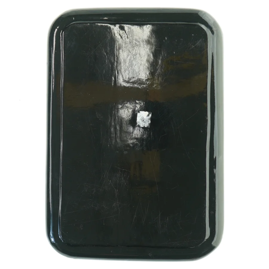 Lakbakke med krakeleret mønster (str. 30x21 cm)