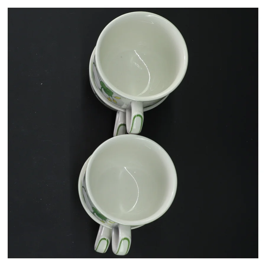 Krus med blomstermotiv, 4 styk fra Villeroy & Boch (str. Ø. 8,5 cm. 4 styk)