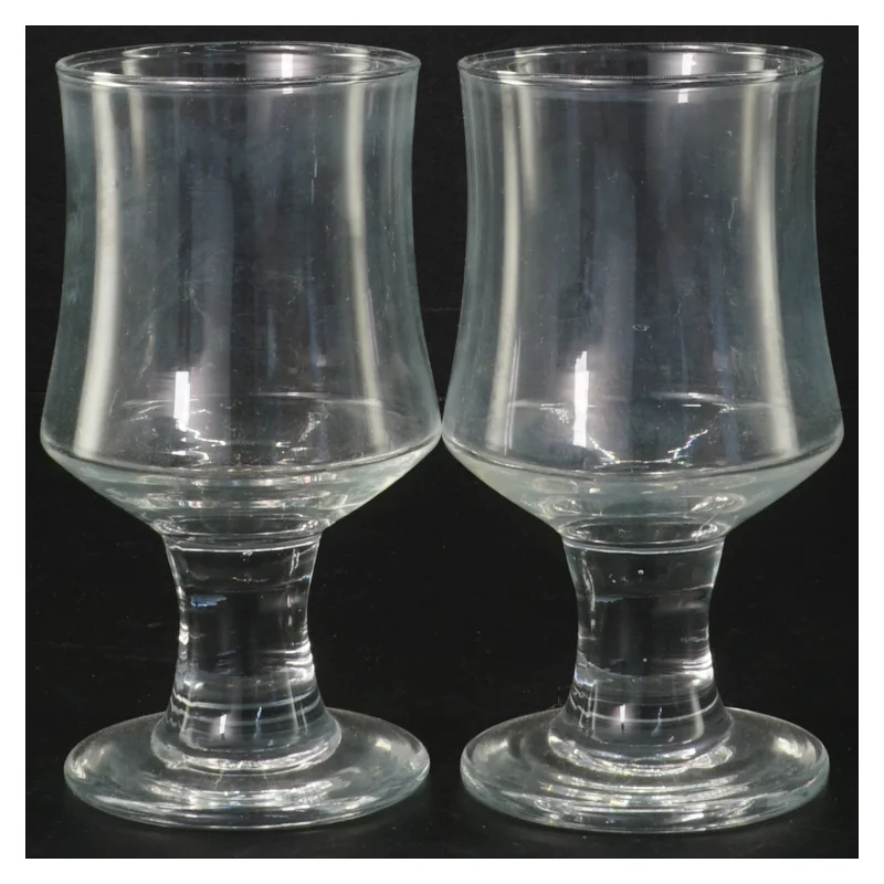 Sæt med to glas (str. 13,5 cm. 2 styk)