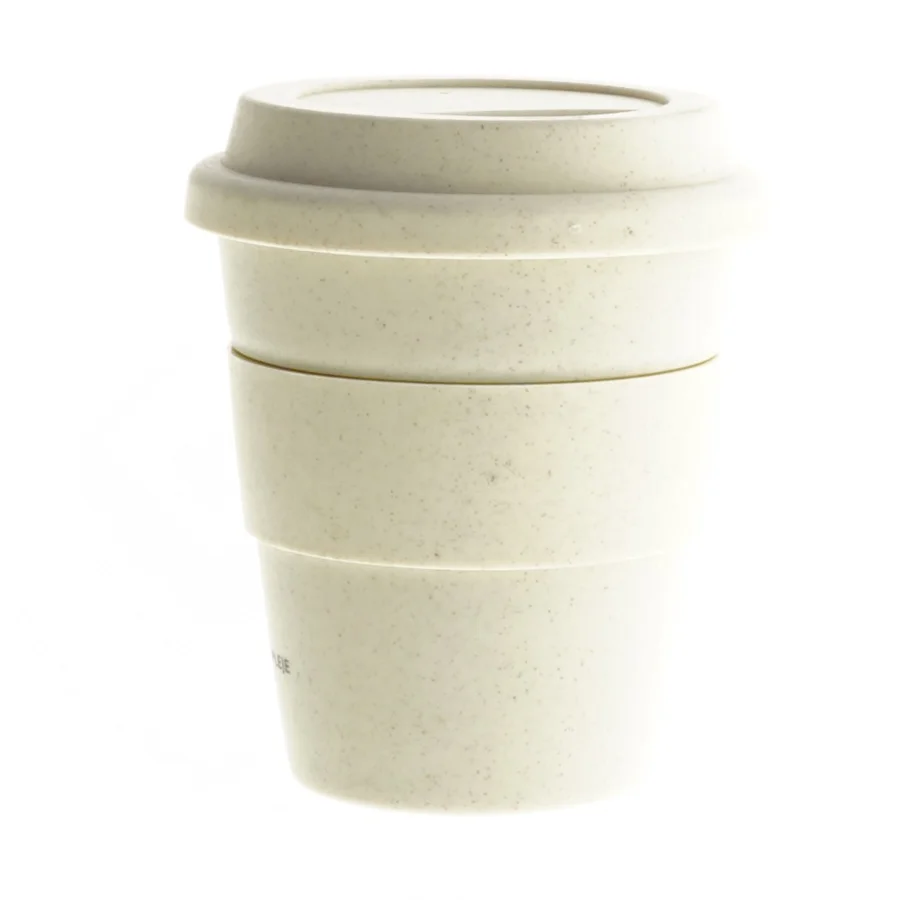 Genanvendelig kaffekrus med låg (str. 12 cm) fra Formue Pleje