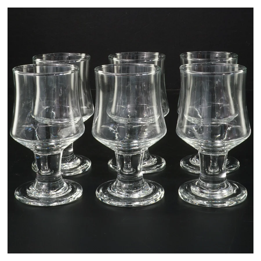 Sæt med 6 glas (str. H. 11,5 cm, ø. 6 cm)