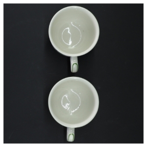 Sæt med kopper og underkopper fra Villeroy & Boch (str. Ø 16,5 cm)