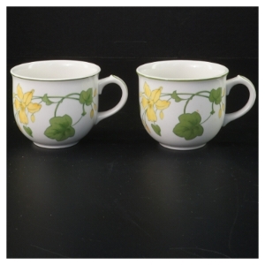 Sæt med kopper og underkopper fra Villeroy & Boch (str. Ø 16,5 cm)