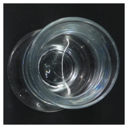Glas lysestage (str. 10 cm)