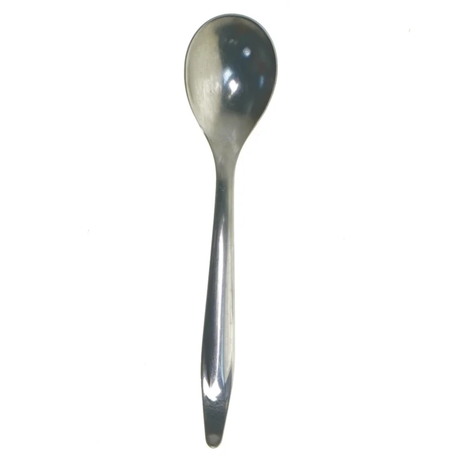 Ske i rustfrit stål 14 cm (str. 14 cm)