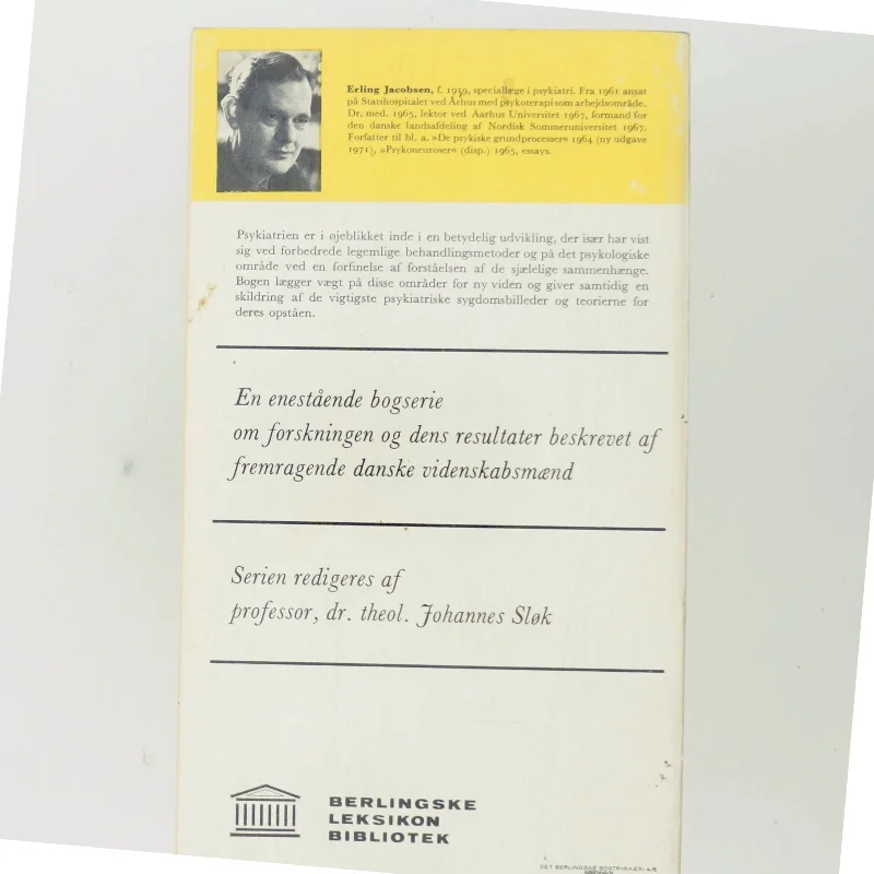 Menneskets psykiske sygdomme af Erling Jacobsen (Bog)