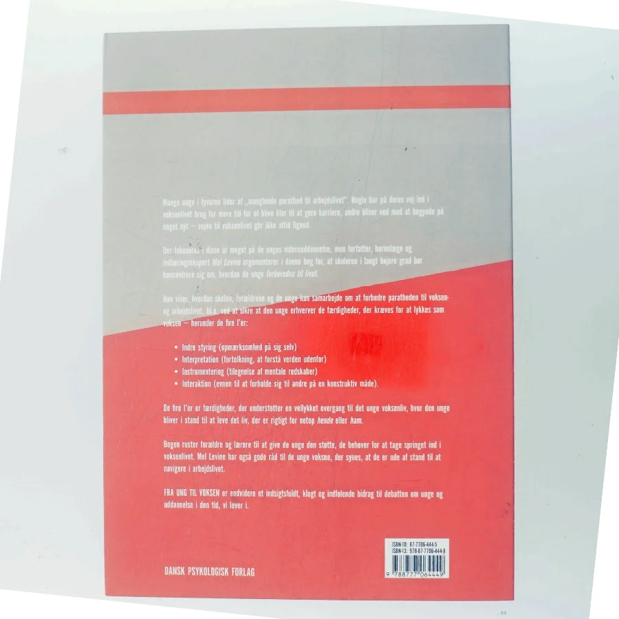 Fra ung til voksen af Mel Levine (Bog)