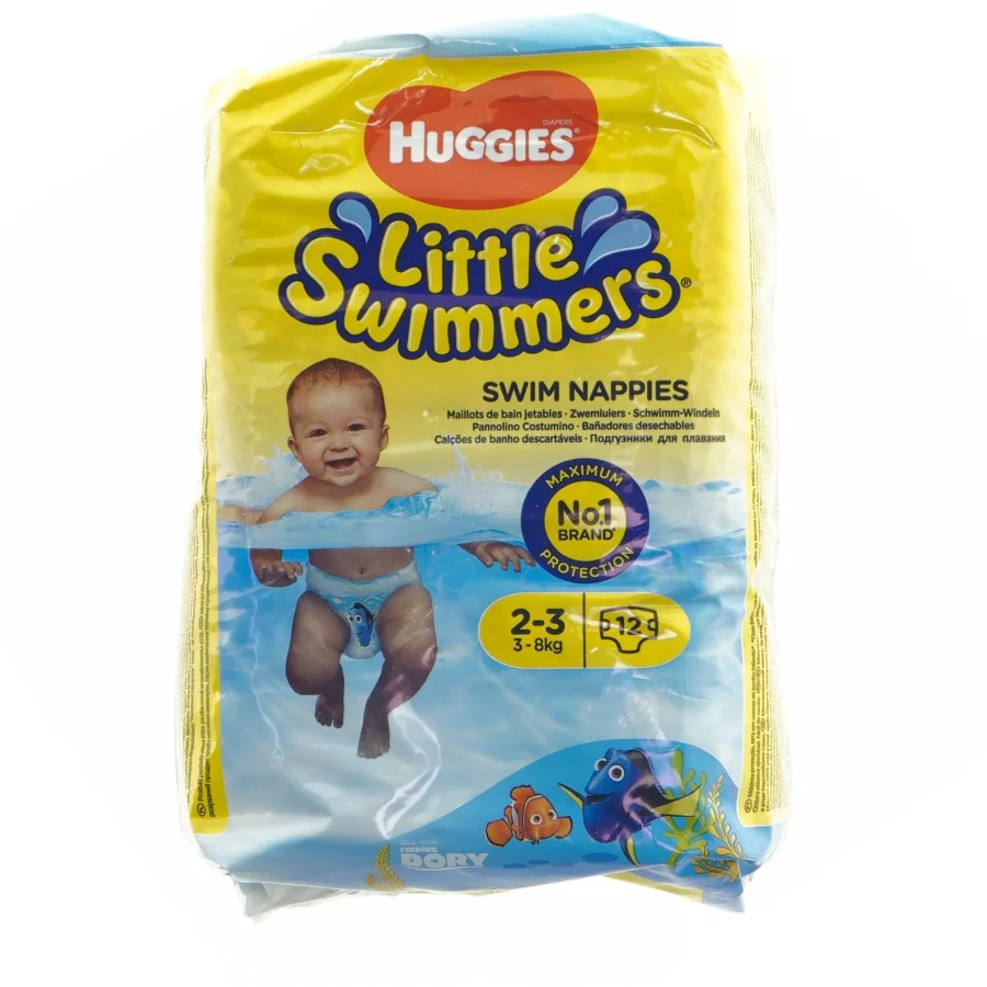 Huggies Little Swimmers svømmebleer (str. 2 til 3 og 3 til 8 kg)