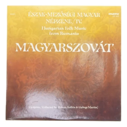 LP Hungarian Folk Music from Rumania fra Hungaroton