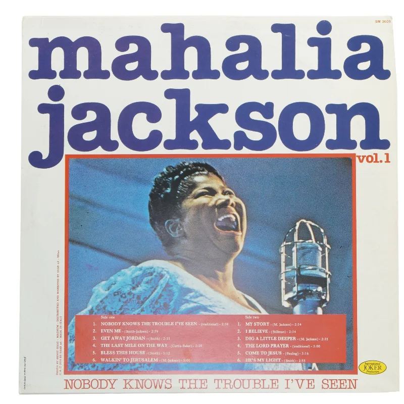 Mahalia Jackson LP Vol.1