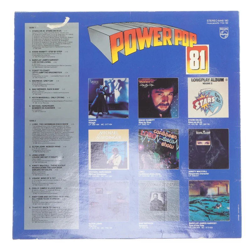 Power Pop 81 Vinyl LP fra Philips