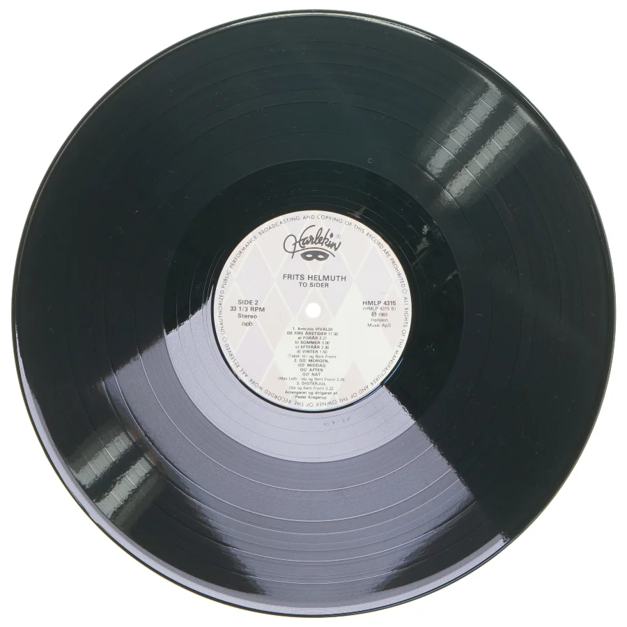 Frits Helmuth - To Sider LP fra Harlekin