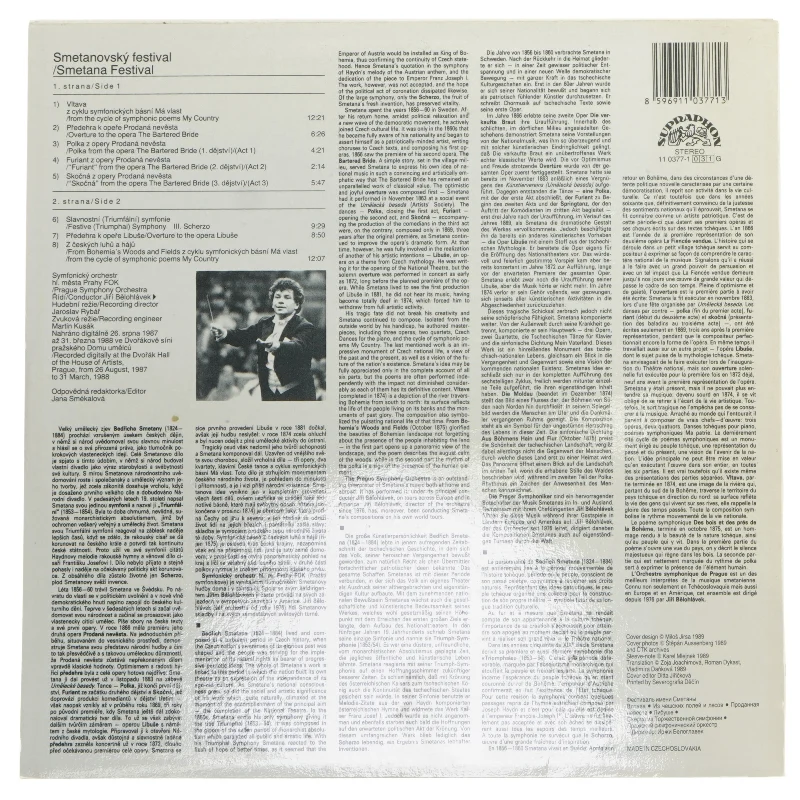 Smetana Festival LP