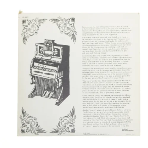 Floyd Cramer Country Piano LP fra Hilltop