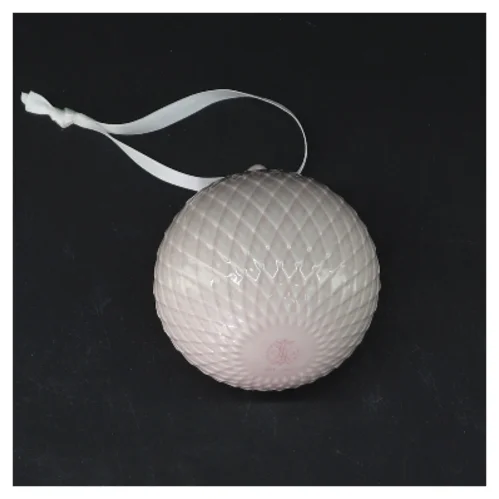 Rhombe juleornament lyserød fra Lyngby Porcelæn (str. 7,5 cm)