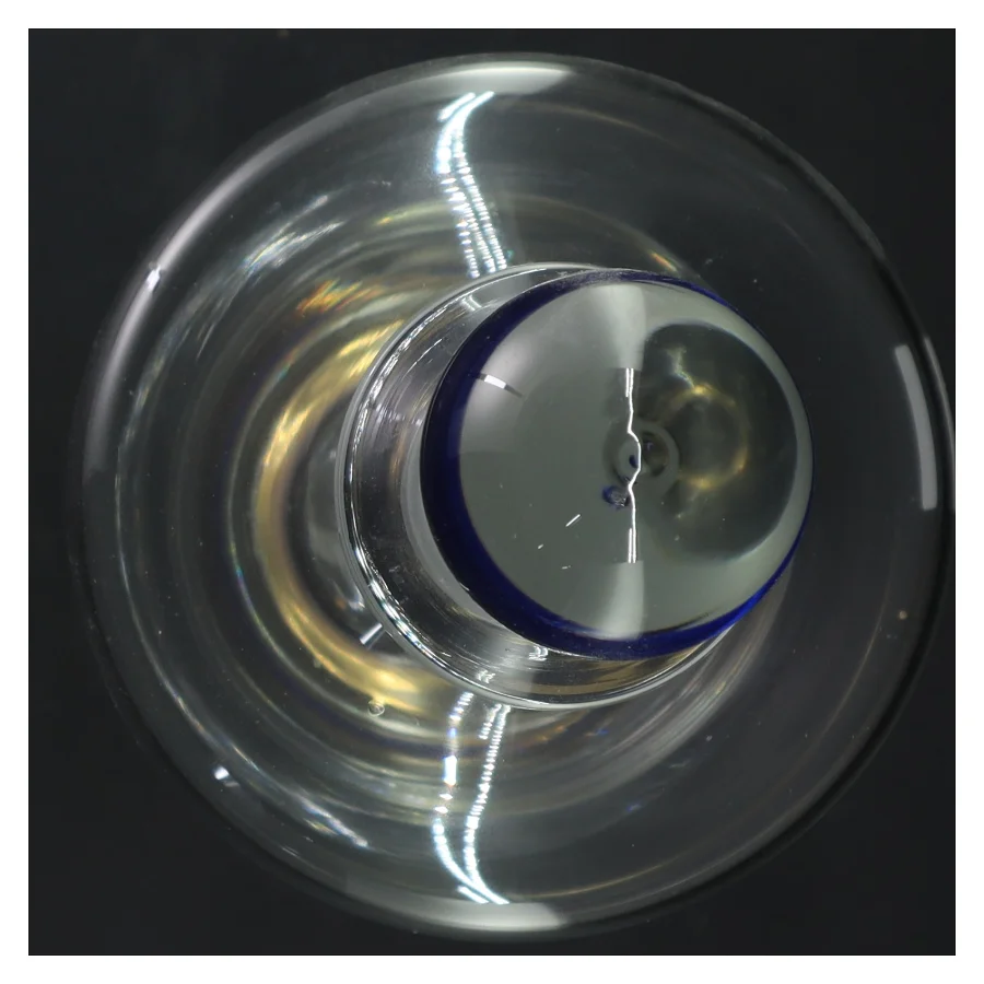 Glas karaffel med prop (str. 31 cm)