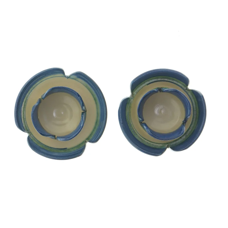 Keramiske lysestager (str. 12 cm)