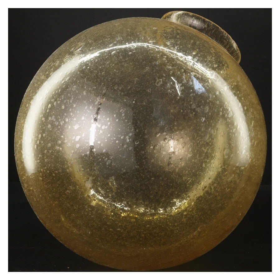 Rund glas lampe (str. 28 cm)
