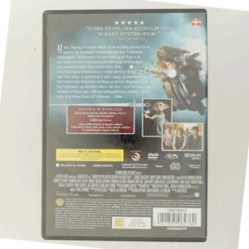 Harry Potter Og Dødsregalierne - Del 1 med Daniel Radcliffe (DVD)