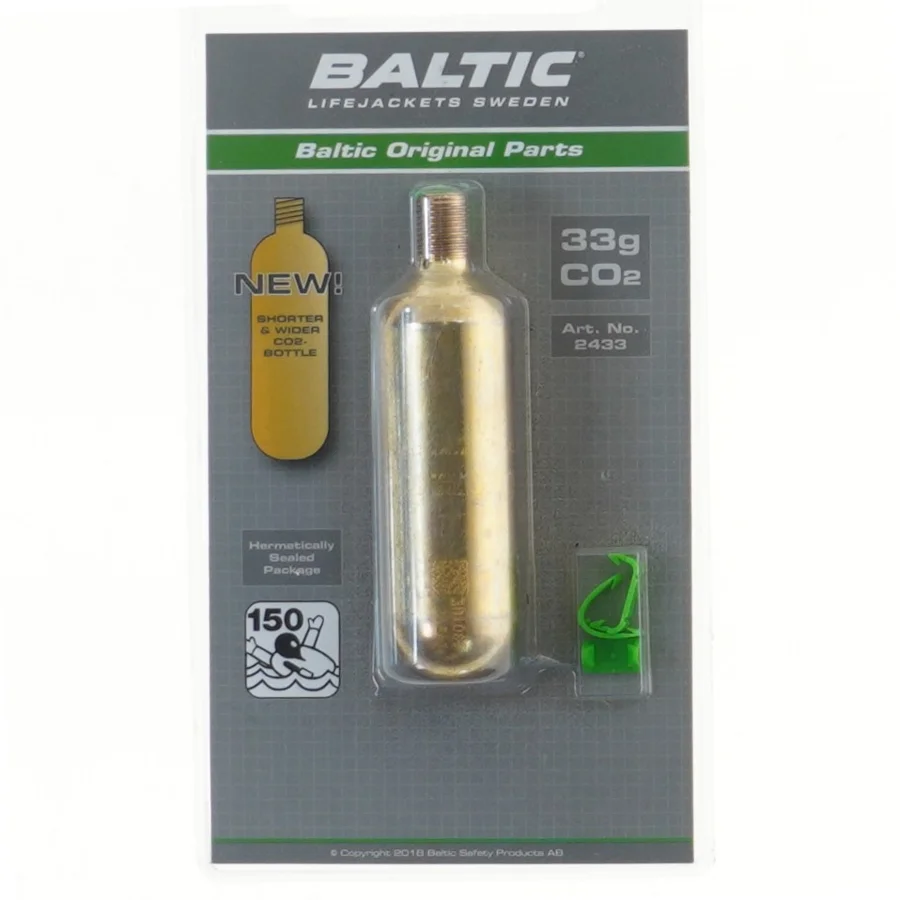 Baltic 33g CO2 patron til redningsvest