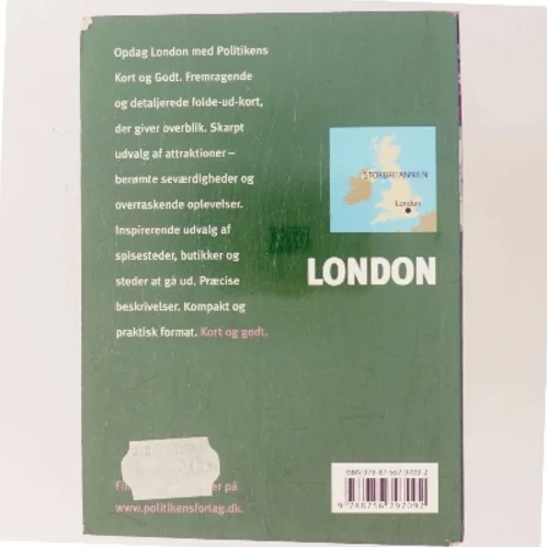 Politikens Kort og godt om London af Anne-Lucie Grange (Bog)