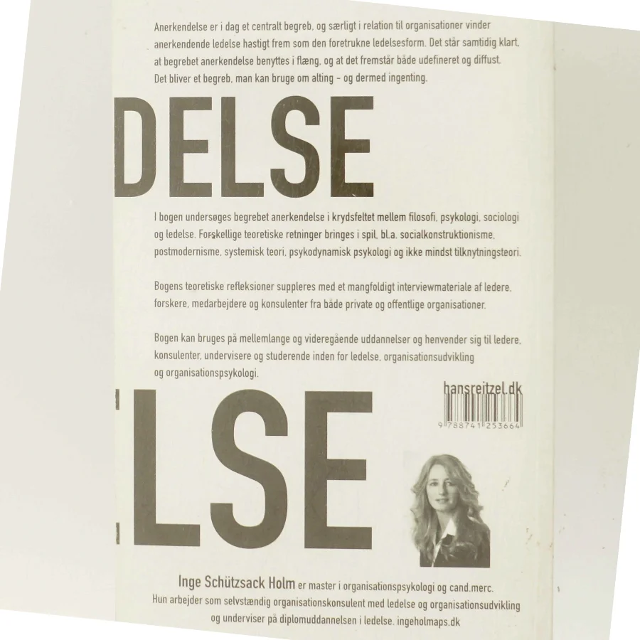 Anerkendelse i ledelse af Inge Schützsack Holm (Bog)
