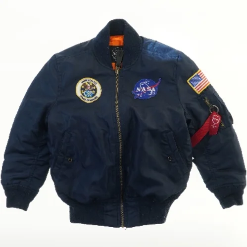 Blå NASA Jakke fra Nasa (str. S)