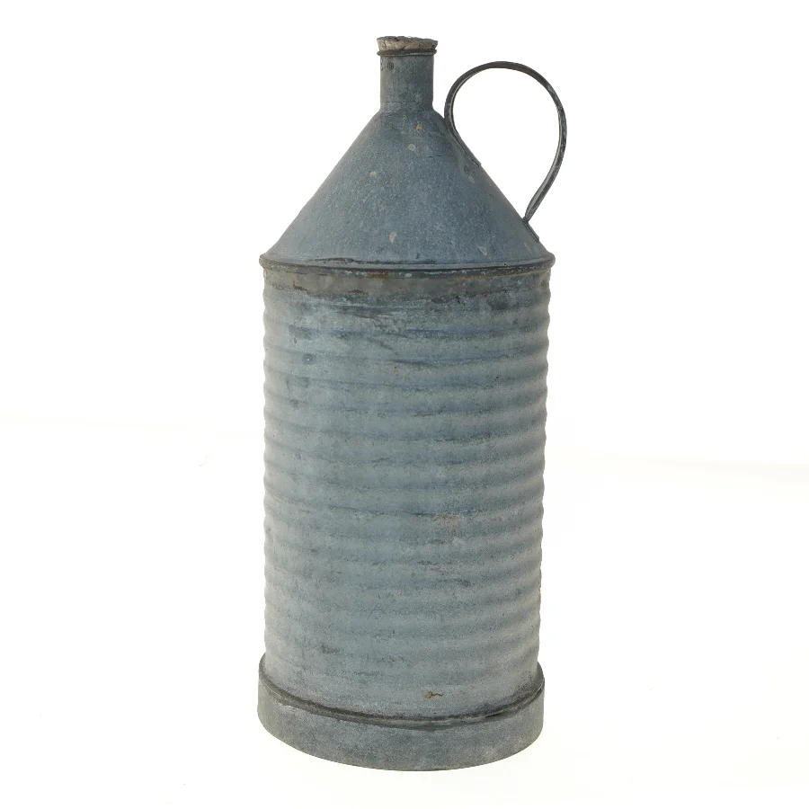 Vintage metalbeholder med hank 38,5 cm (str. 38,5 cm)