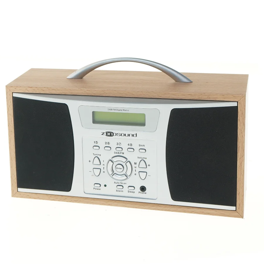 DAB/FM digital radio fra Zonosound (str. 29x15 cm)