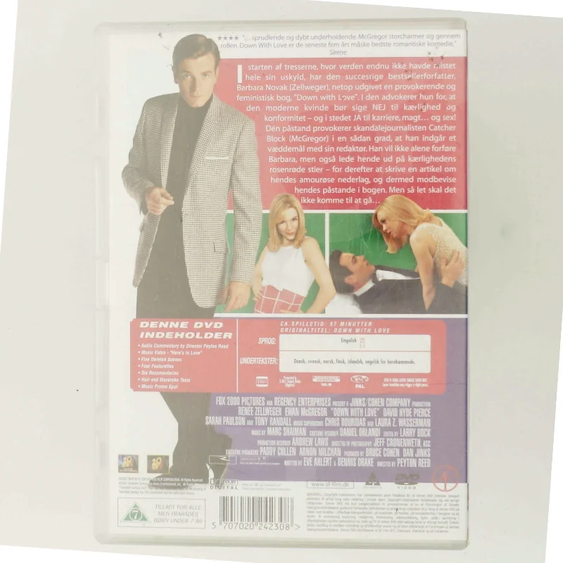 Down with Love (2003) [DVD] med Renée Zellweger (DVD)