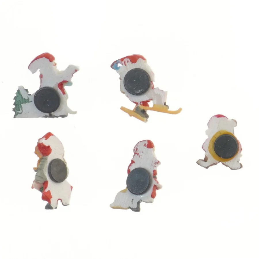 Julemagneter, 5 stk (str. 5 stk 6,5 cm)