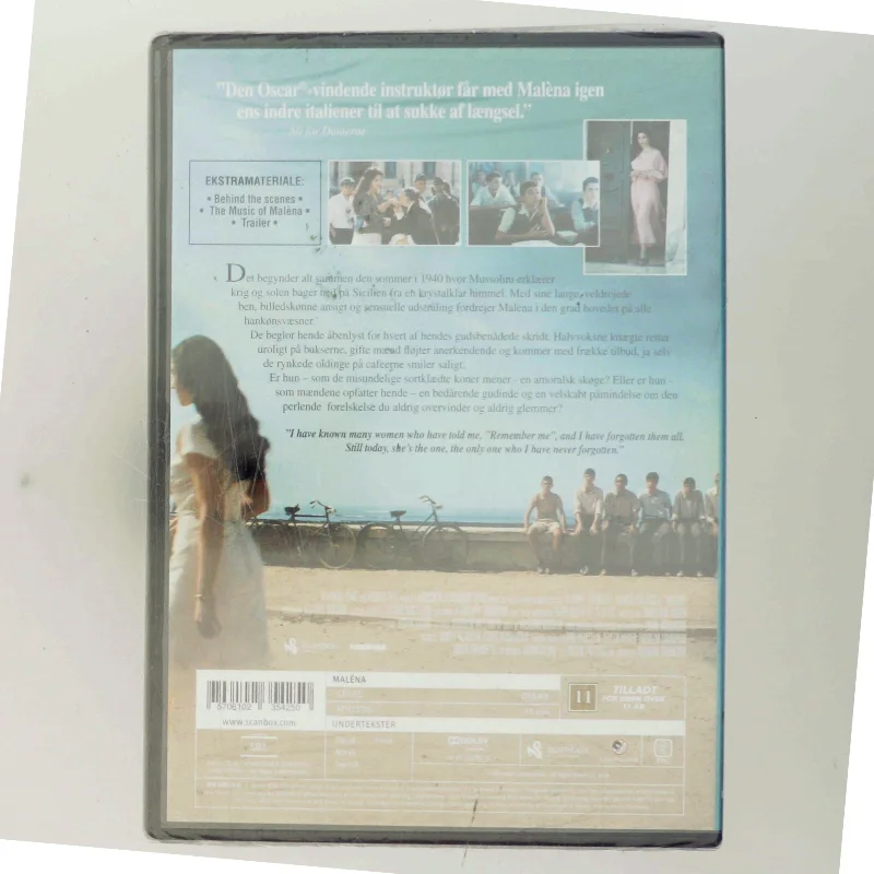 Malena med Monica Bellucci (DVD)