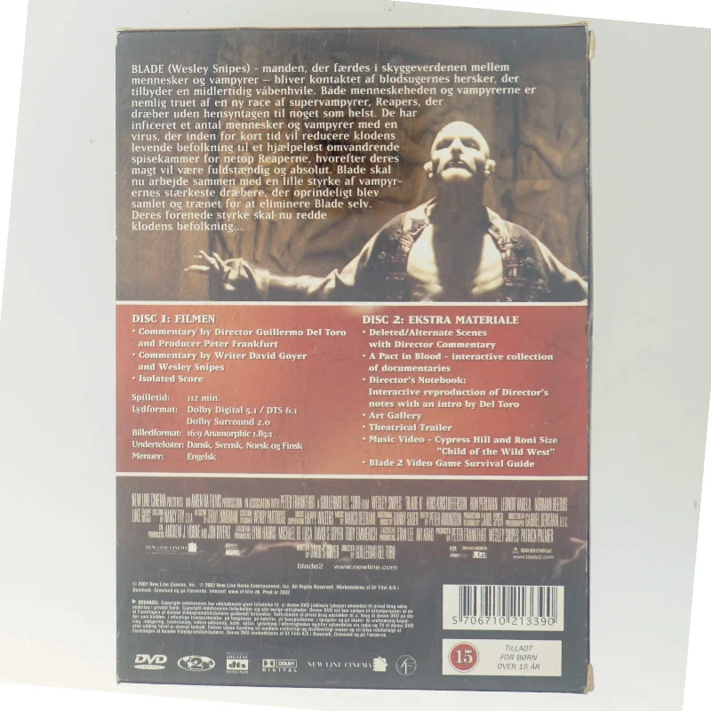 Blade II [dvd] med Wesley Snipes (DVD)