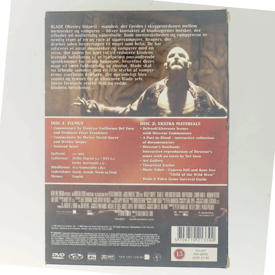 Blade II [dvd] med Wesley Snipes (DVD)