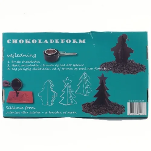 Chokoladeform i silikone – juletræ og julenisse