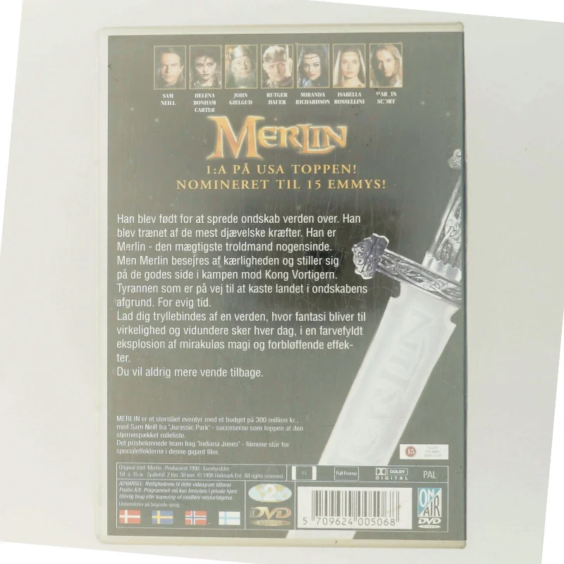 Merlin DVD med Sam Neill (DVD)