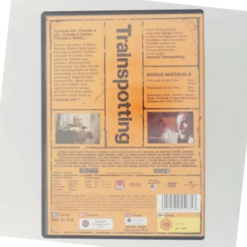 Trainspotting med Ewan McGregor (DVD)